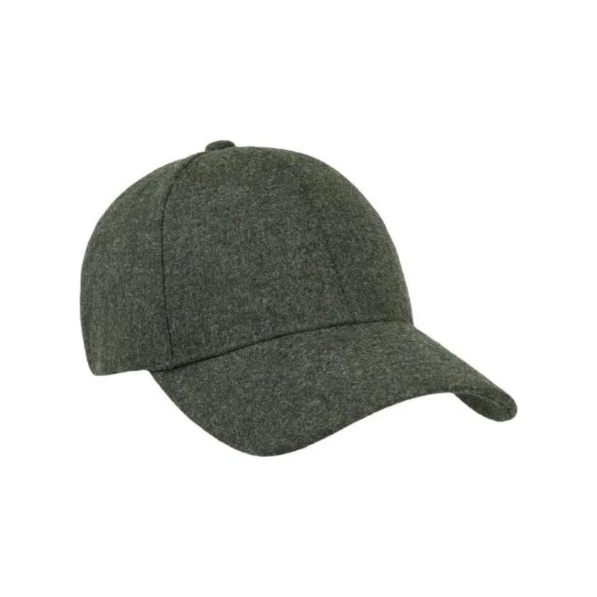 Wool Cap, Forest Green