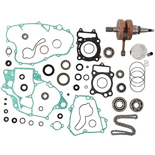Wrench Rabbit Black New Complete Engine Rebuild Kit for Honda CRF 150 R 07 08 09 WR101-177