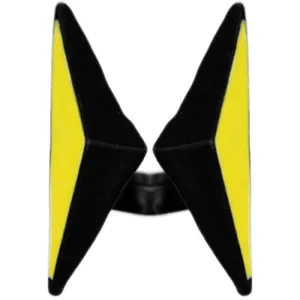 Yellow Retro Cuff Ring