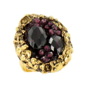 Zahav Garnet Ring